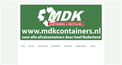 Desktop Screenshot of mdkcontainers.nl